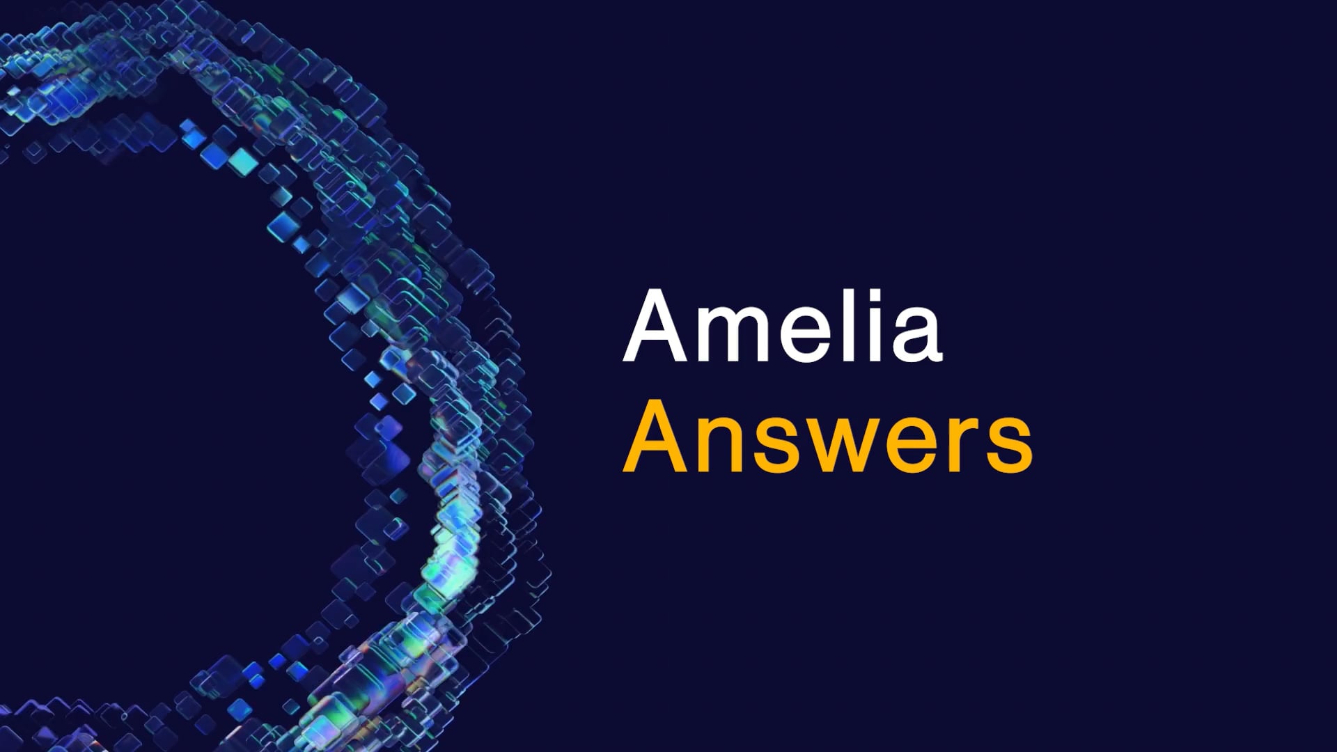 Amelia Answers Knowledge AI for the Innovative Enterprise